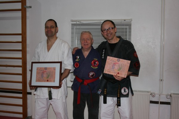 Kyusho-Jitsu-Dan-Prüfung bei Paul Bowman